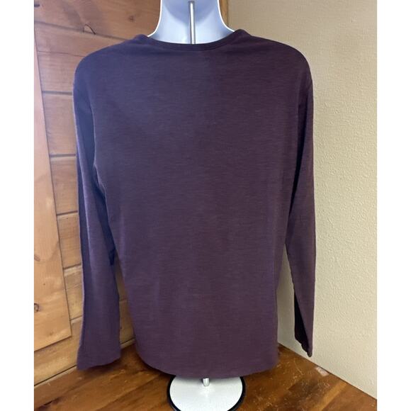 LuluLemon Men’s Large Long Sleeve Athletic Pullover Shirt Active Sporty EUC - Picture 4 of 8